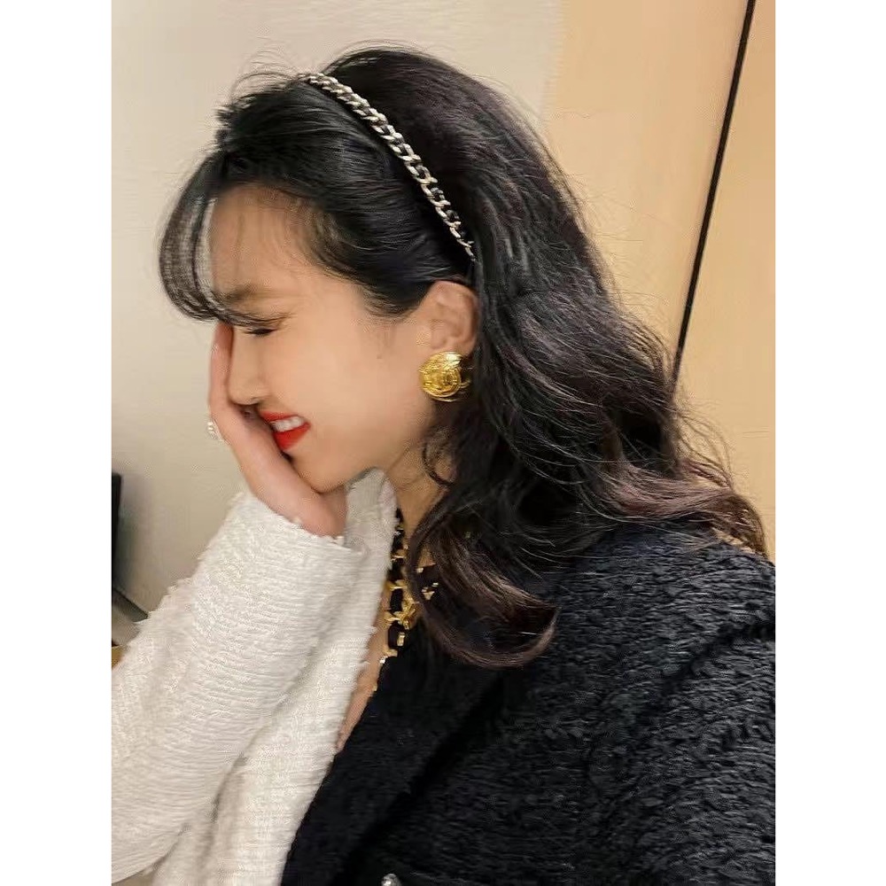 Chanel 香奈兒 經典毛呢髮束髮圈大腸圈 髮箍髮飾 美妝贈品vip漂亮禮 母親節 情人節 交換禮物 聖誕禮物 生日禮-細節圖4
