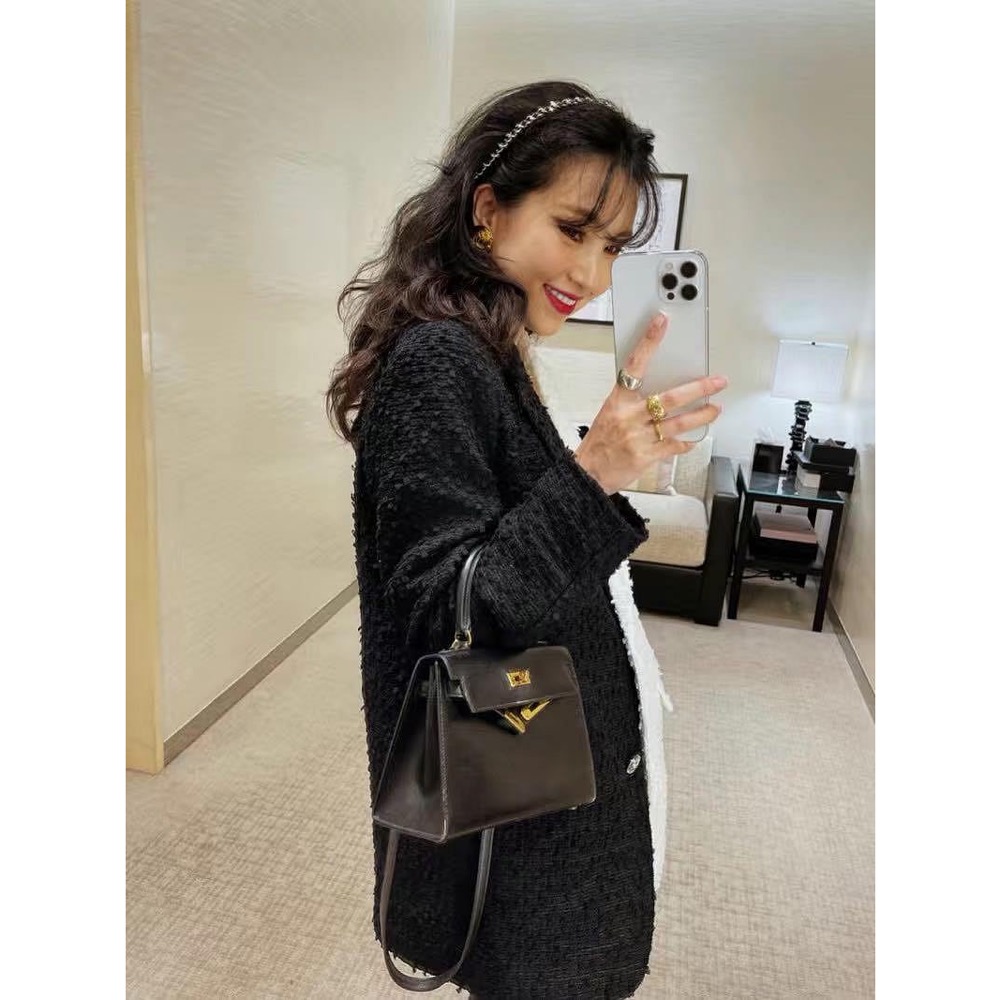 Chanel 香奈兒 經典毛呢髮束髮圈大腸圈 髮箍髮飾 美妝贈品vip漂亮禮 母親節 情人節 交換禮物 聖誕禮物 生日禮-細節圖5