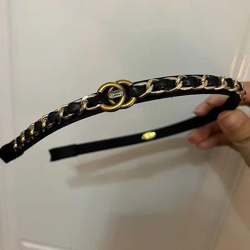 Chanel 香奈兒 經典毛呢髮束髮圈大腸圈 髮箍髮飾 美妝贈品vip漂亮禮 母親節 情人節 交換禮物 聖誕禮物 生日禮-細節圖8
