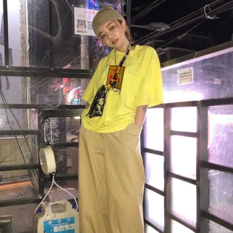 blackpink金智秀jisoo同款 NERDY T恤 上衣 可愛小熊們🐻顯瘦顯腿長 清新好氣質 純棉舒服舒適-細節圖4