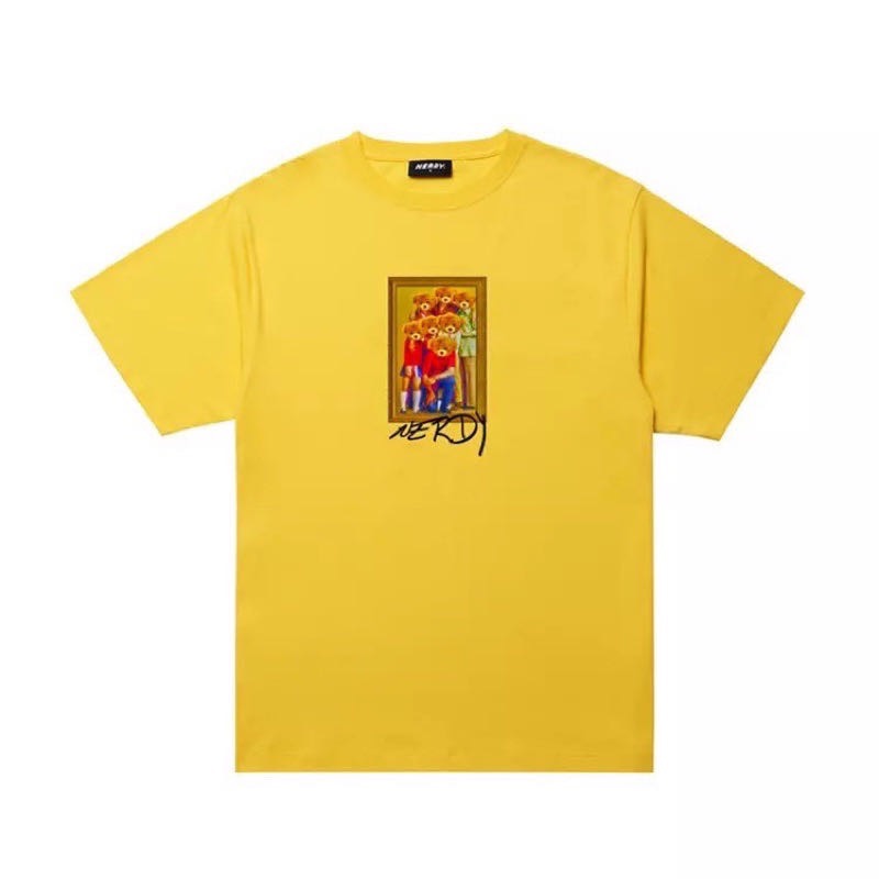 blackpink金智秀jisoo同款 NERDY T恤 上衣 可愛小熊們🐻顯瘦顯腿長 清新好氣質 純棉舒服舒適-細節圖6