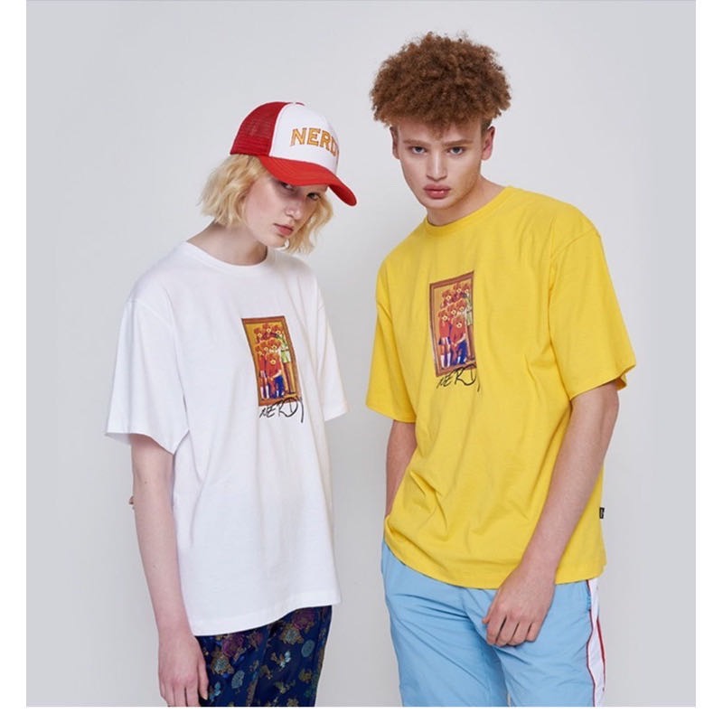 blackpink金智秀jisoo同款 NERDY T恤 上衣 可愛小熊們🐻顯瘦顯腿長 清新好氣質 純棉舒服舒適-細節圖9