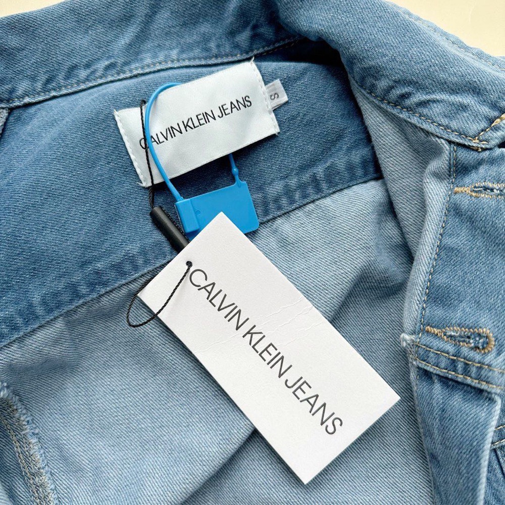 CK 牛仔褲 牛仔外套 jennie同款ck寬鬆牛仔褲 直筒褲 微寬管褲 復古百搭 舒適休閒時尚  褲子3600 外套4-細節圖5