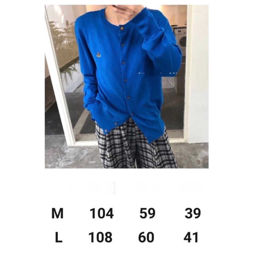 Vivienne Westwood 土星刺繡針織毛衣開襟衫 針織衫，小小的土星刺繡裝飾，小巧精緻，色彩飽和度足夠精緻，混-細節圖5