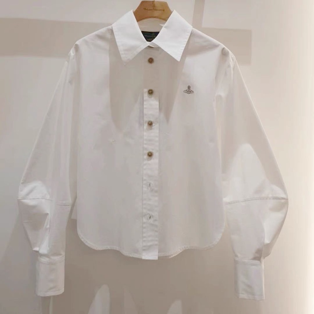 Vivienne Westwood 襯衫 外套 經典土星~ 穿搭利落 超級顯瘦 時髦版型 永不退流行！基本款-細節圖2