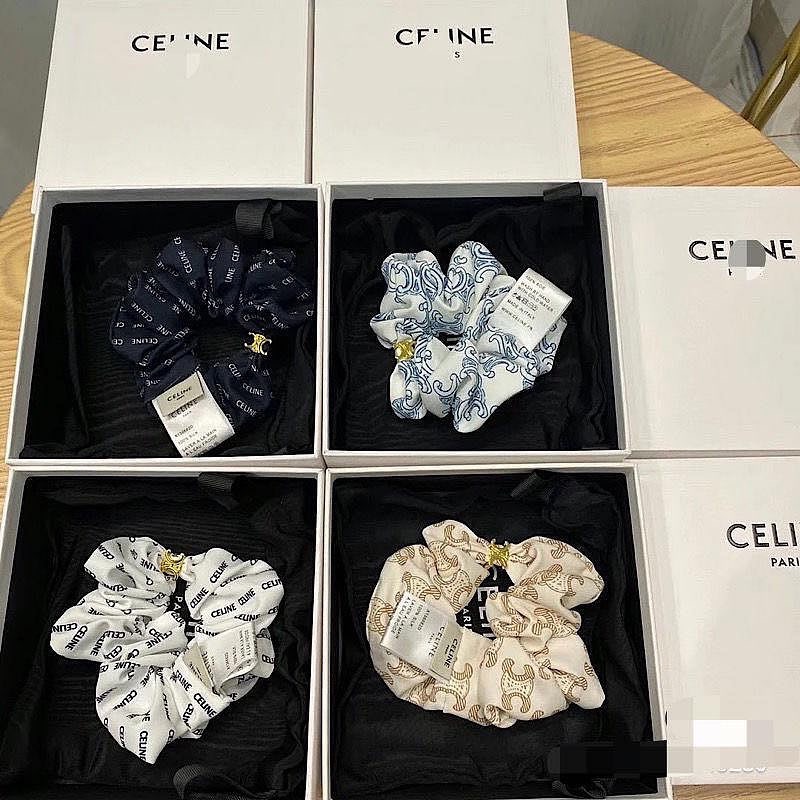 VIP漂亮禮❤️Lisa款 Celine 凱旋門大腸圈 圈 髮夾 髮飾 高級感頭飾 相當實用又美！母親節 情人節 交換禮物-細節圖4