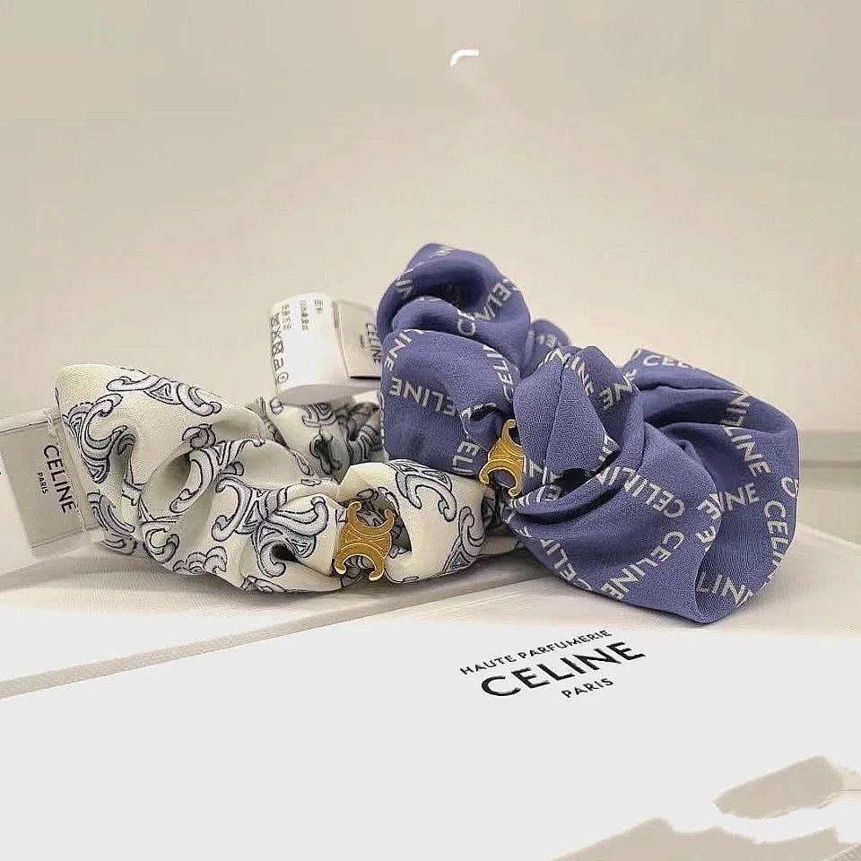 VIP漂亮禮❤️Lisa款 Celine 凱旋門大腸圈 圈 髮夾 髮飾 高級感頭飾 相當實用又美！母親節 情人節 交換禮物-細節圖7