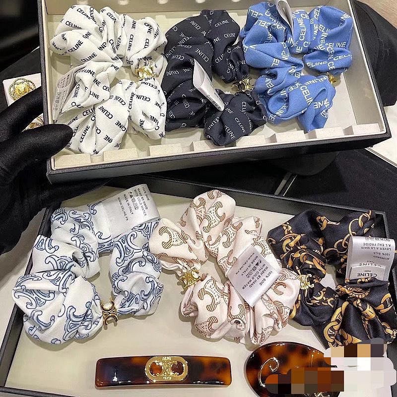 VIP漂亮禮❤️Lisa款 Celine 凱旋門大腸圈 圈 髮夾 髮飾 高級感頭飾 相當實用又美！母親節 情人節 交換禮物-細節圖8