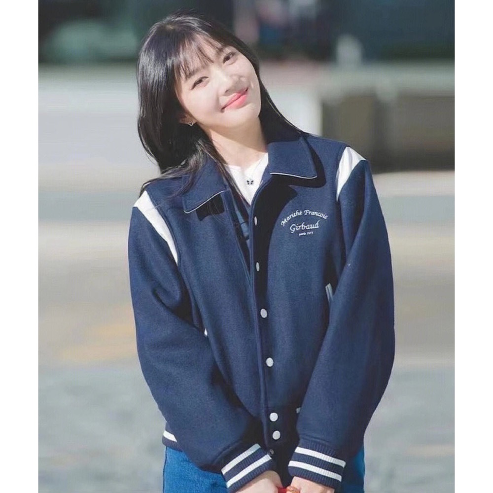 Jennie同款 美式復古刺繡Logo棒球服外套 男女同款 韓國MARITHE FRANCOIS GIRBAUD夾克 太-細節圖6