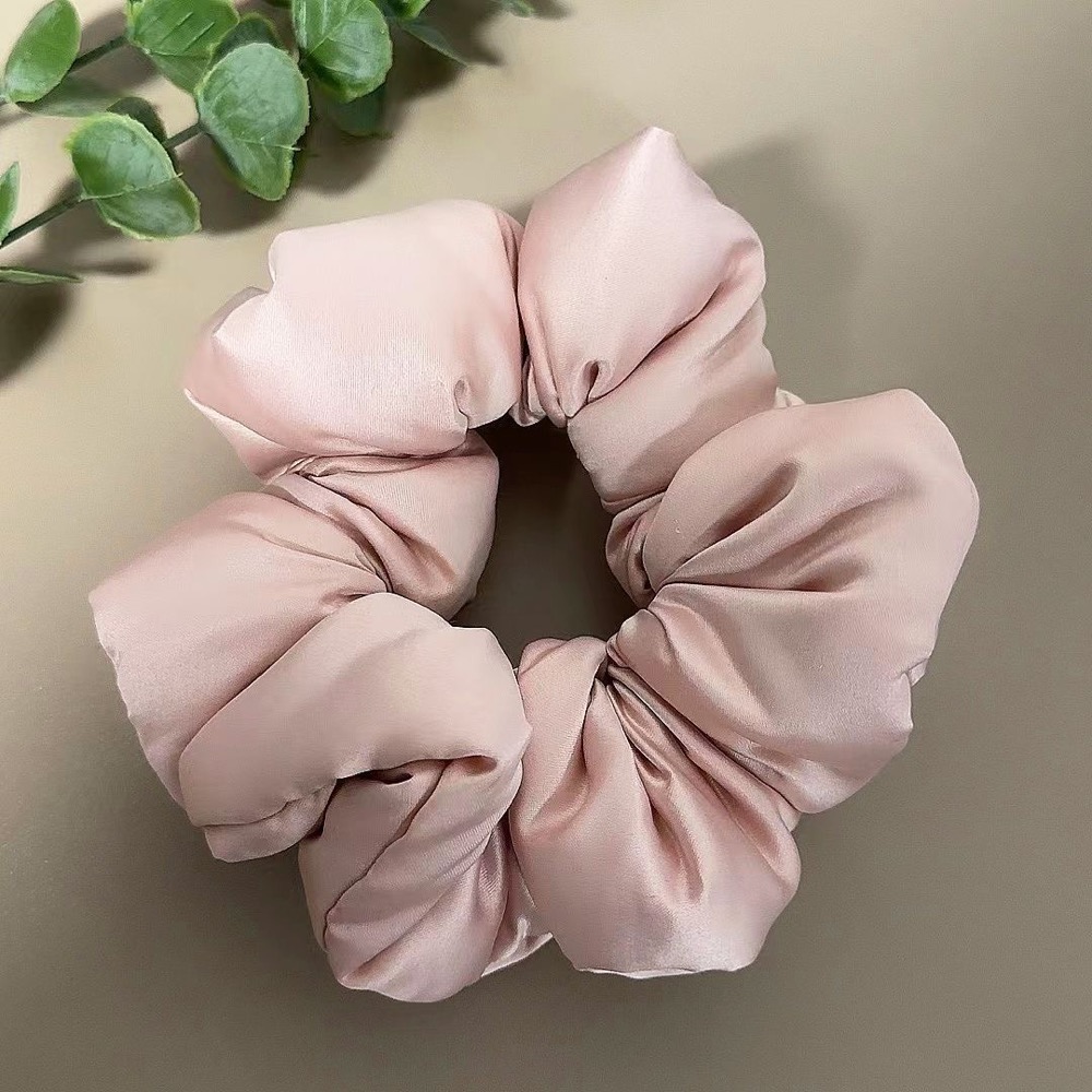 章小蕙同款枕頭髮圈 法式復古 真絲 大腸圈簡約大號 kitsch睡眠神器 髮圈 髮束 好氣質溫柔 愛自己這必須！-細節圖7