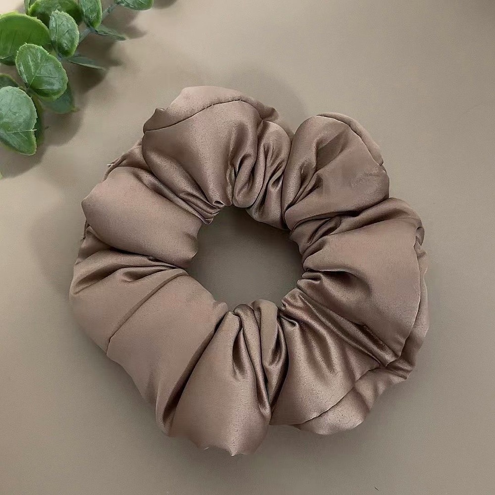 章小蕙同款枕頭髮圈 法式復古 真絲 大腸圈簡約大號 kitsch睡眠神器 髮圈 髮束 好氣質溫柔 愛自己這必須！-細節圖8