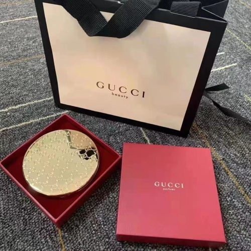 Gucci贈禮 雙面化妝鏡 鏡子 金色高顏值折疊圓鏡 便攜式小鏡子 母親節 情人節 交換禮物 聖誕禮物 生日禮物 送禮自