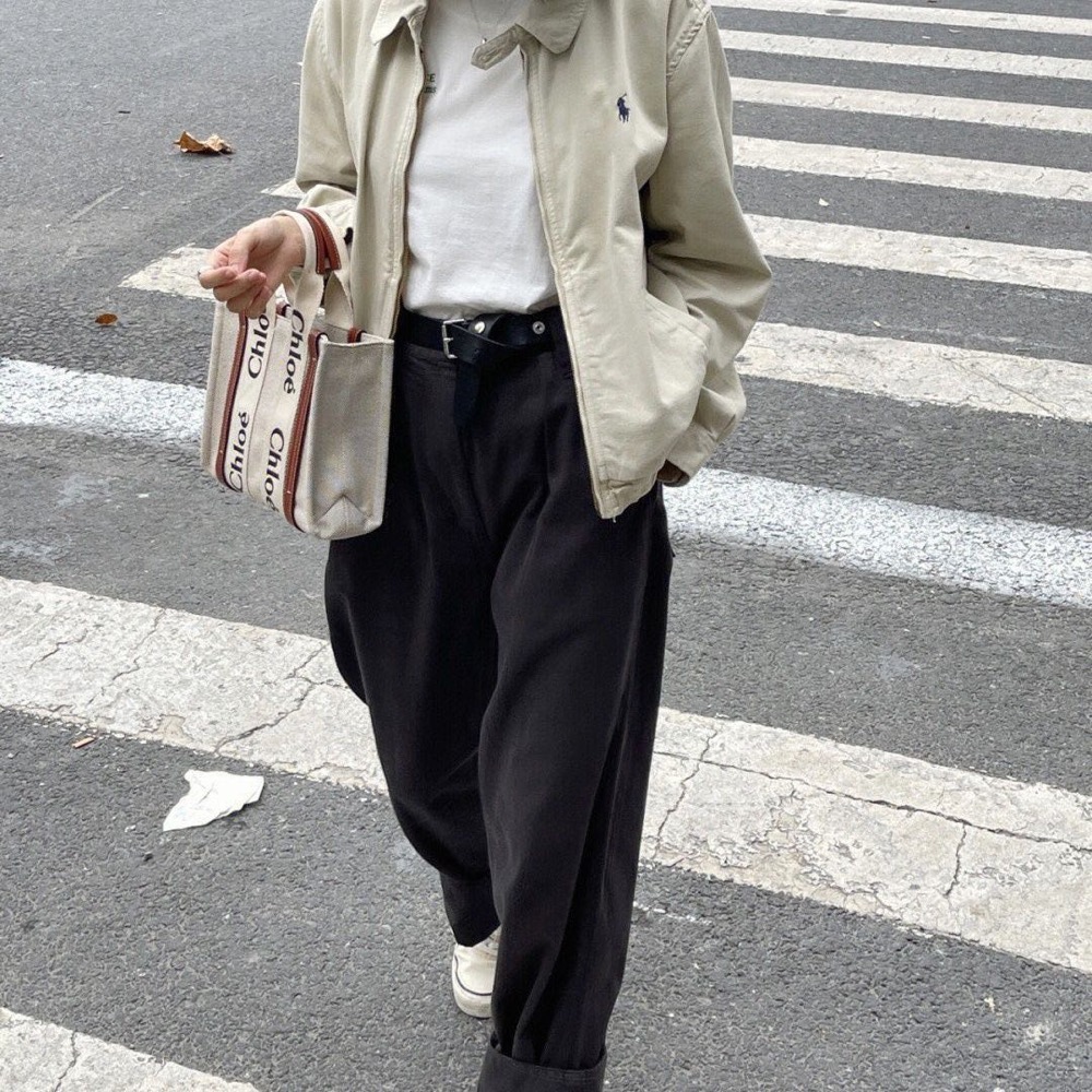 RL polo  戰馬刺繡拉鍊棒球外套 老幹部外套 夾克 復古簡約超級百搭有氣質 基本單品必入手👍  白 粉 奶奶灰-細節圖2