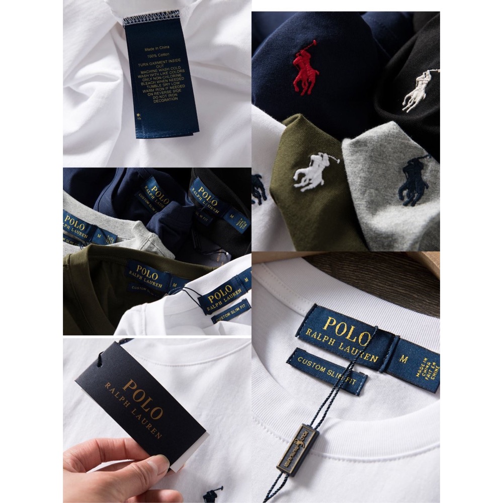 RL Ralph Lauren 經典T恤 小馬標短袖T恤 版型很正！立體剪裁！簡單幹練簡約，時尚百搭！230克全棉水洗品-細節圖5