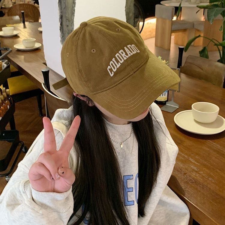 OOTD 巨巨巨顯臉小 大頭圍鴨舌帽 老帽磨毛軟頂 美式棒球帽 加寬檐 帽子 百搭 男女同款 做舊超有型！休閒百搭  顏-細節圖3