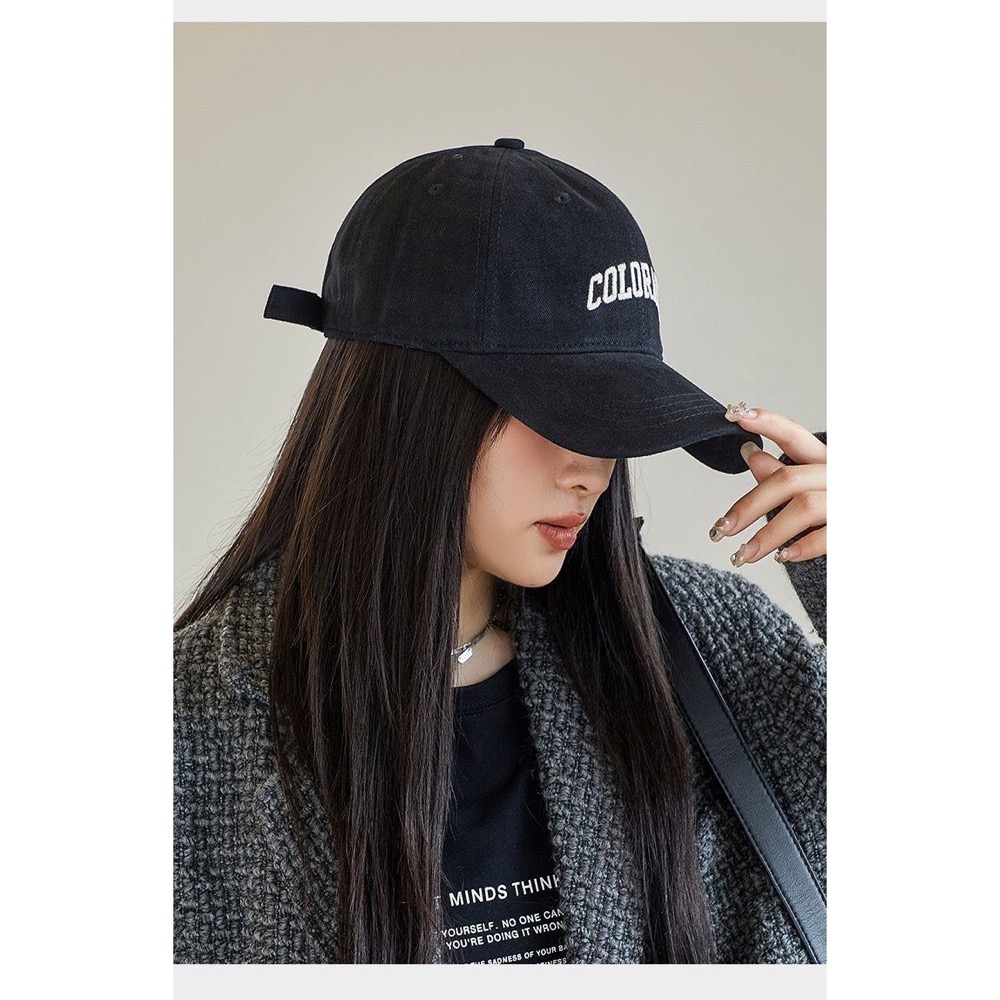 OOTD 巨巨巨顯臉小 大頭圍鴨舌帽 老帽磨毛軟頂 美式棒球帽 加寬檐 帽子 百搭 男女同款 做舊超有型！休閒百搭  顏-細節圖6