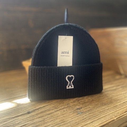 法國潮牌AMI帽子經典A字母愛心羊毛帽 毛線帽 男女同款 加厚顯臉小 冷帽 針織帽❤️  下標留言顏色☺️-細節圖6