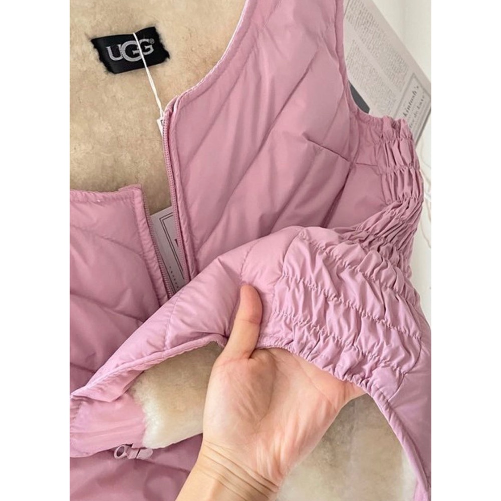 UGG夾羊毛背心 暖🔥冬天這個馬甲 必須拿！保暖程度相當於1件羽絨了！品質好車工一流，值得入手的單品！  下標留身高體重-細節圖6