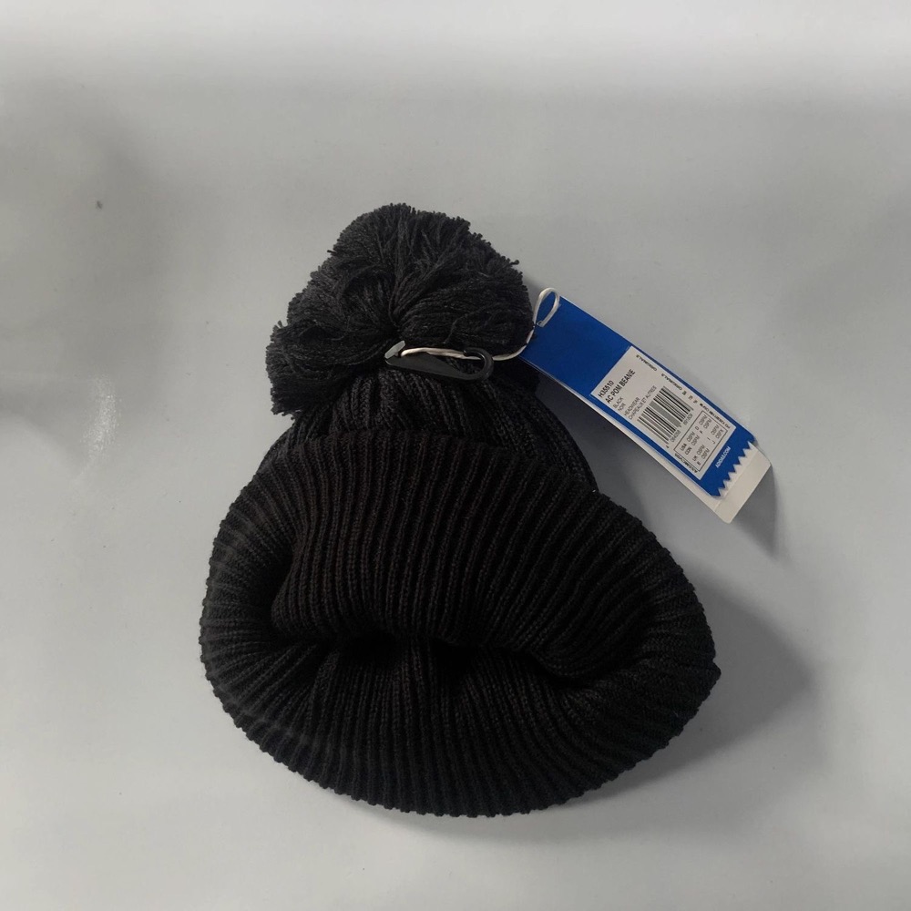 Adidas可愛毛球毛線帽 冷帽保暖 百搭潮流 針織帽 超級-細節圖4