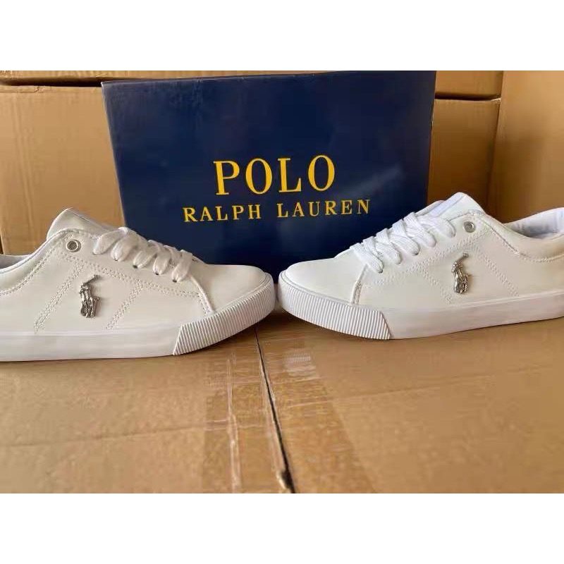 美國🇺🇸RL polo 步鞋 休閒鞋 金屬馬白板鞋 方便鞋 帆布鞋 英倫學院防撞 文藝氣質 白藍帆布 小白鞋 休閒文藝。尺-細節圖2