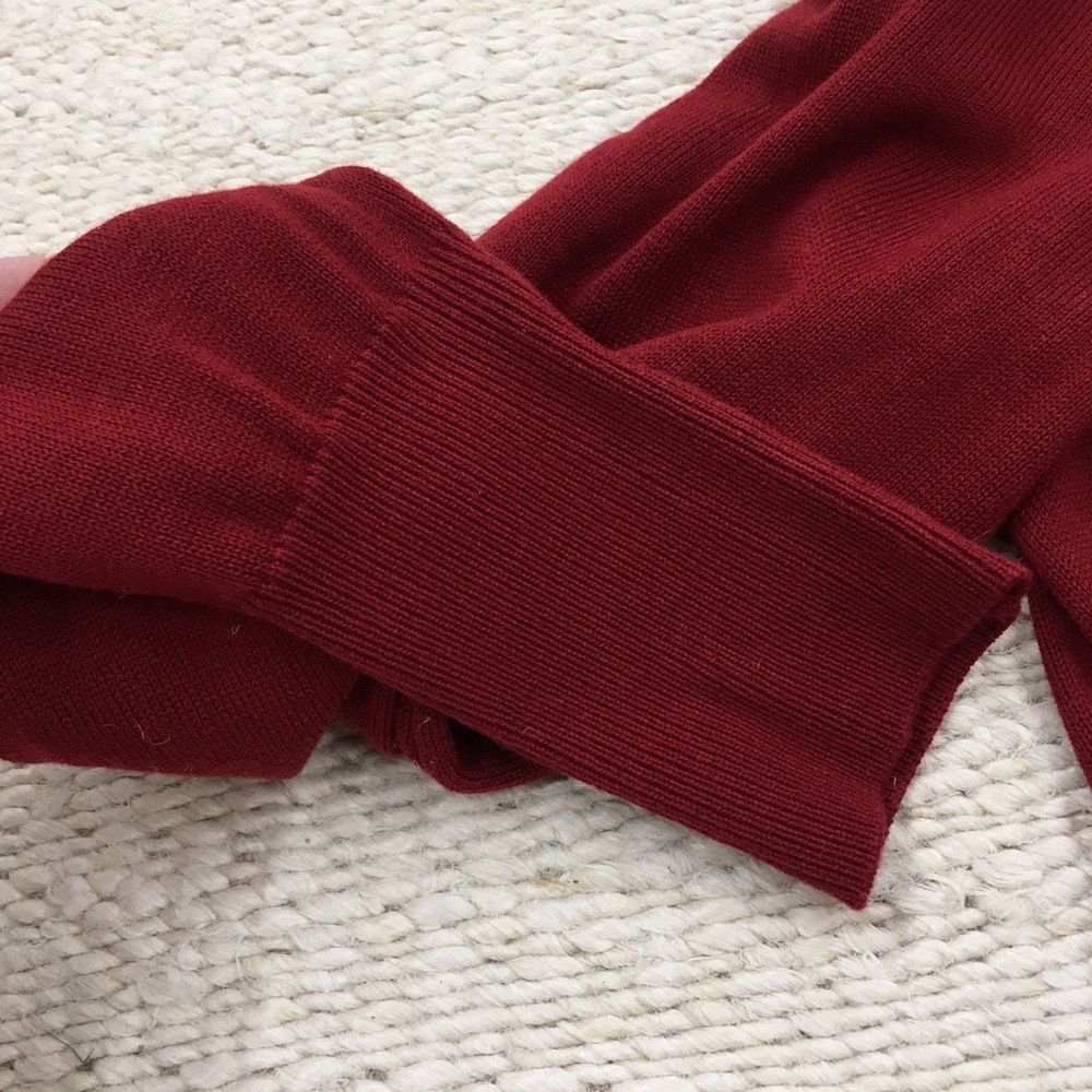 Vivienne Westwood 針織外套 小外套 土星刺繡 本命紅 平常新年都實穿！毛衣針織顯瘦收腰-細節圖8