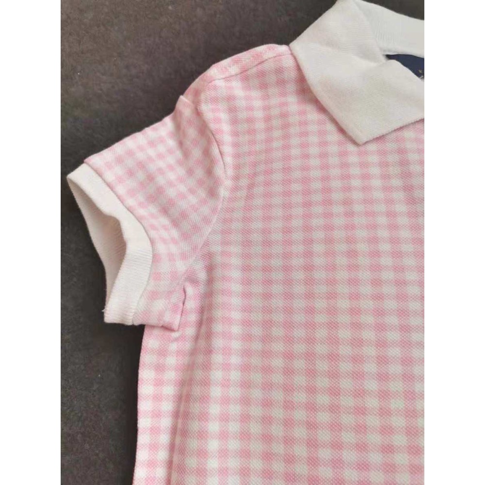 美國🇺🇸RL Polo 女童連衣裙 洋裝 連身裙 簡單大方又萌 很有氣質 分下擺有花邊跟無花邊，尺寸90-125cm-細節圖2