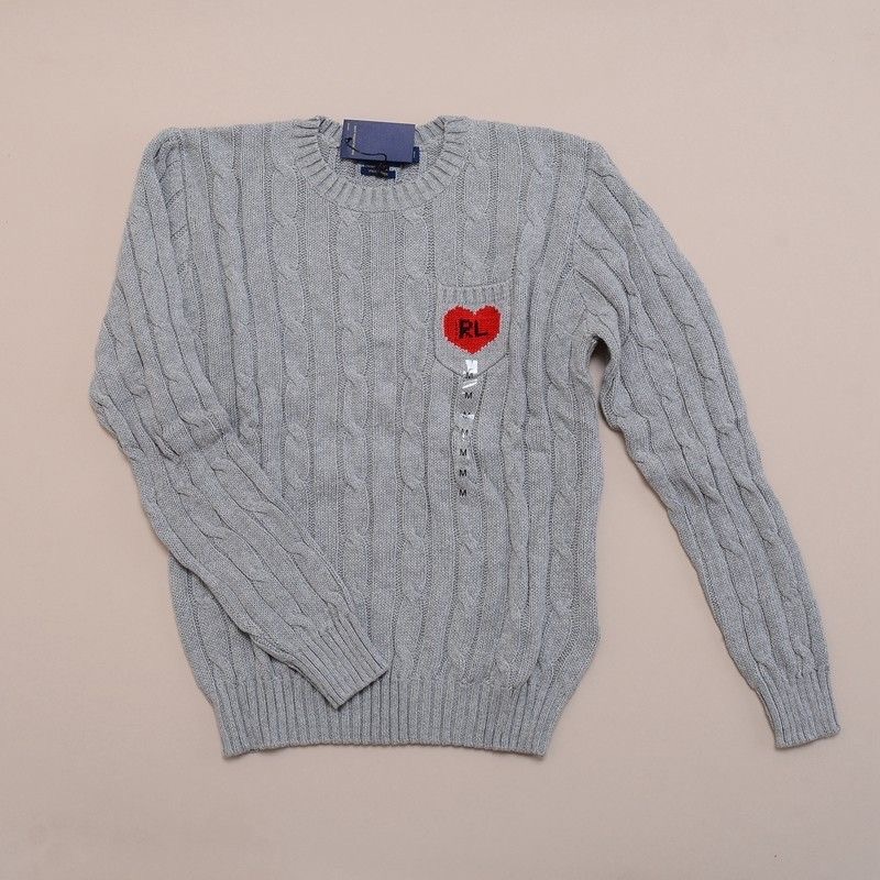 RL polo 經典小馬標 ❤️心超Q 美式復古毛衣 針織衫 鄭秀晶同款 好氣質毛衣 寬鬆舒服❤️-細節圖3