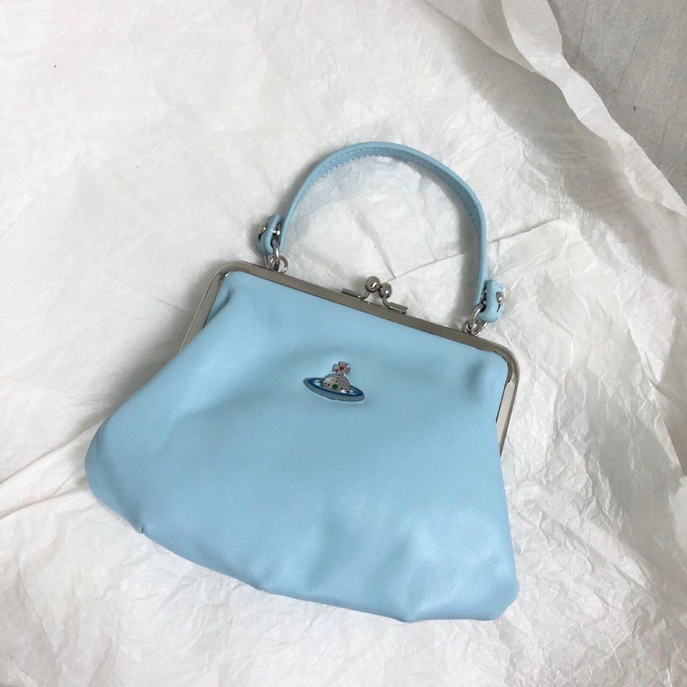 日本Vivienne Westwood 西太后 經典水餃包 龐克奶奶 土星口金包 餃子包 肩背包 斜背包 手提包 鏈條包-細節圖2