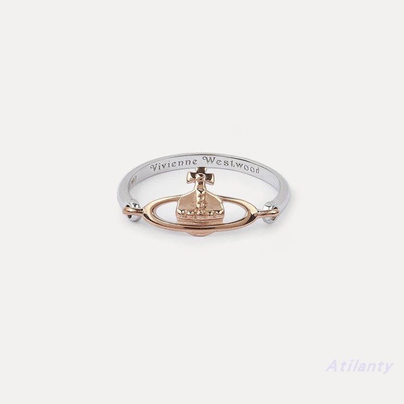 Vivienne Westwood 925純銀可翻轉土星戒指 收藏級銀飾 。顏色留言。-細節圖3