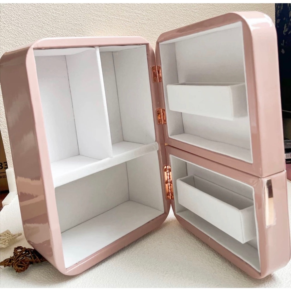 3CE 化妝品VIP漂亮禮 甜甜的粉看了心情好☺️冰箱造型 收納箱 化妝箱 收納盒 好可愛又實用！母親節 情人節 自用二相-細節圖4