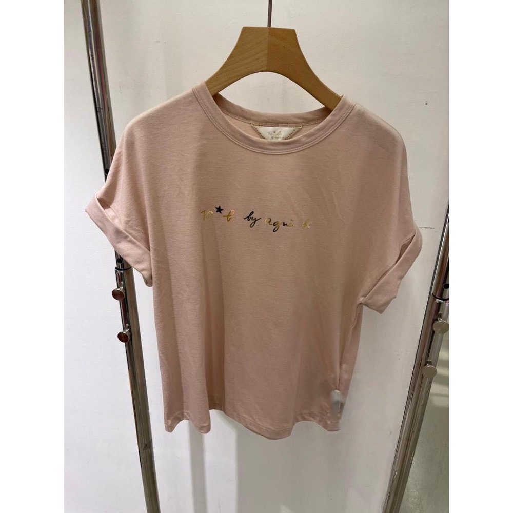 Agnes b. 新款PALEESIJA字母to b by經典 純棉 圓領 短袖T恤 好氣質好好穿💕  女裝尺寸 1號(-細節圖7