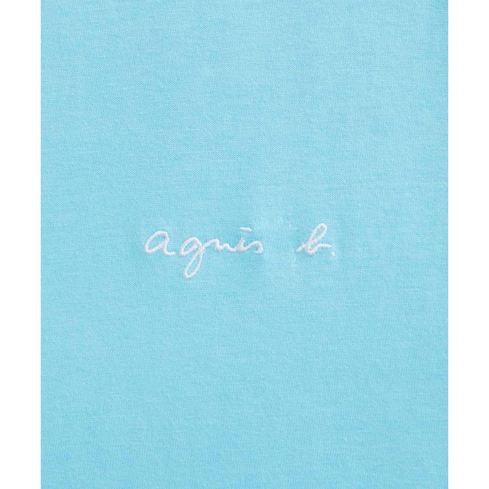 Agnes 新款PALEESIJA 刺绣 小字母 草写 纯棉 短袖 T恤 男装 好氣質好好看❤️  女裝尺寸 1號(S):-細節圖5