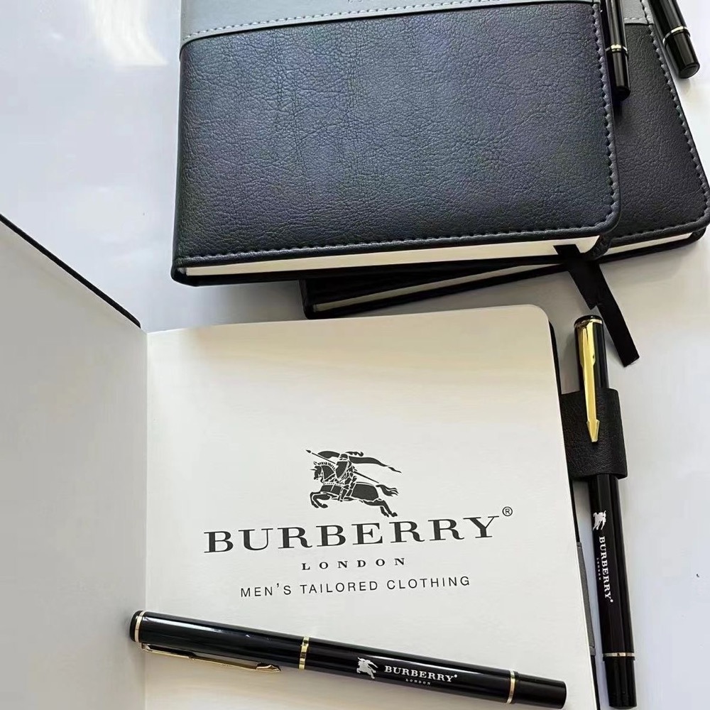 Burberry VIP積分贈品禮 筆記本 日記本 記事本 商務贈品 極簡a5高級筆記本 高顏值 男女通用 輕奢氣質好氣-細節圖2