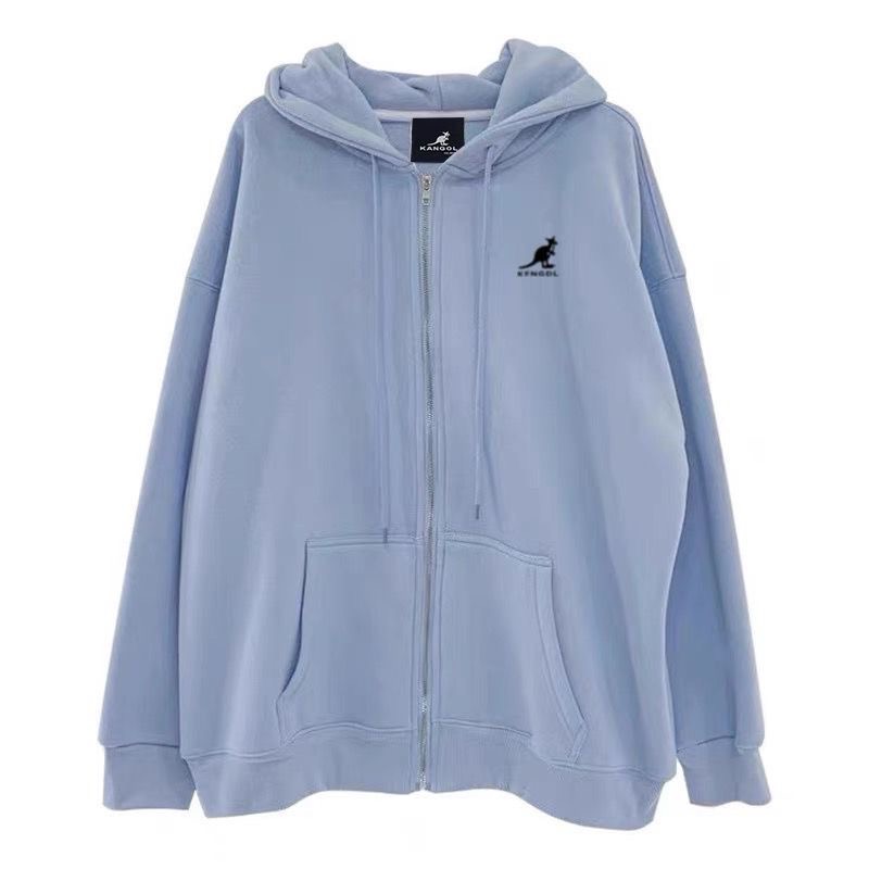 KANGOL慵懶清新 袋鼠連帽外套 大學T 衛衣 舒服寬鬆時尚休閒 超級實穿！顯瘦百搭！私留 必入♥️-細節圖5