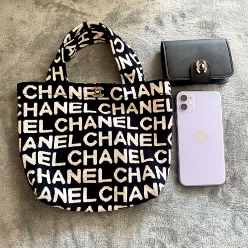 VIP限量贈品禮 Chanel 香奈兒 復古小香風手提包慵懶風高顏值 法式外出布包小巧手機包 針織手提包 環保購物袋 方