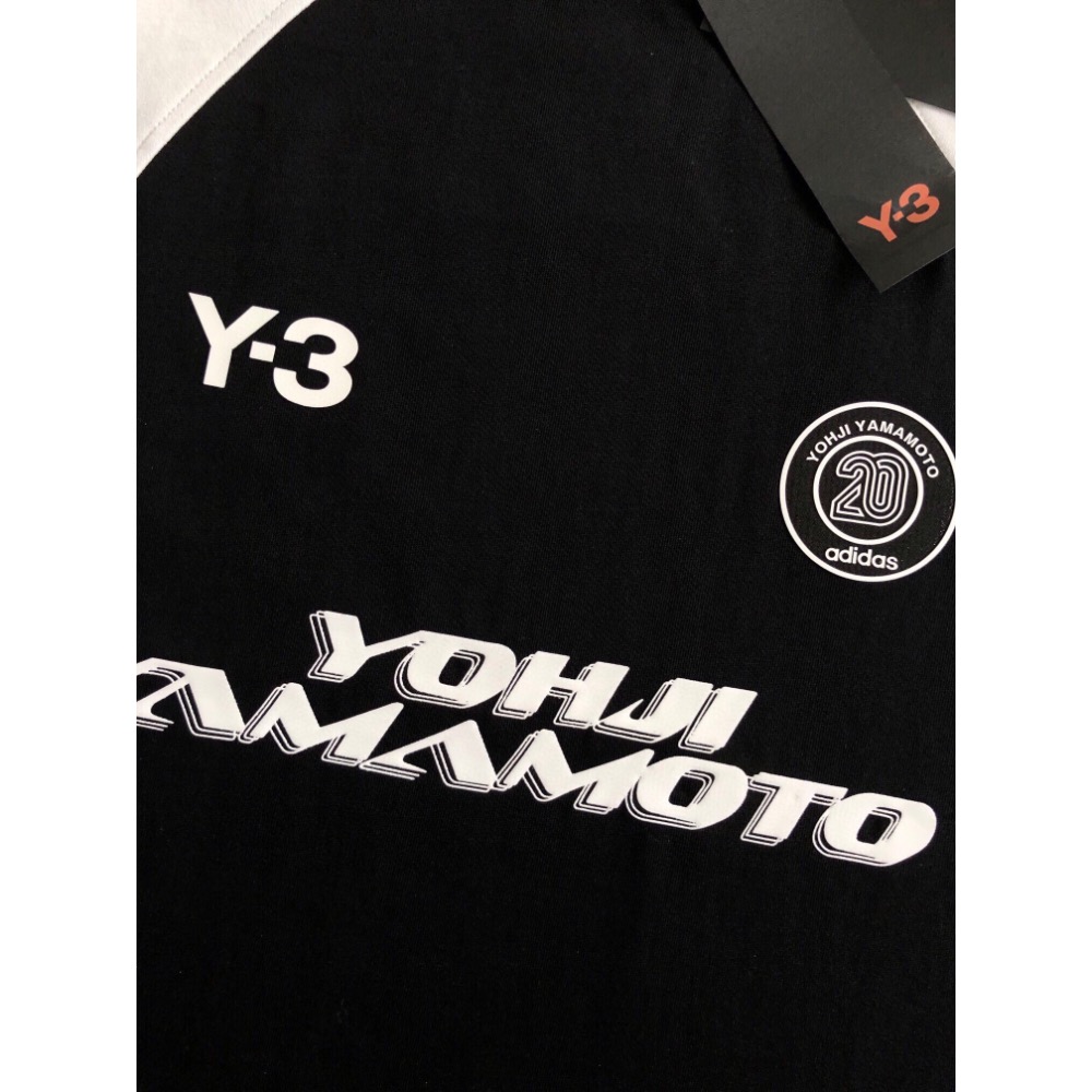 Y3 T恤 上衣 ，頂級黑白拼接款印花融合潮牌闊版短袖，潮流百搭頂級經典短袖潮時尚，無論是上身舒適度還是都是無可比擬的存-細節圖4