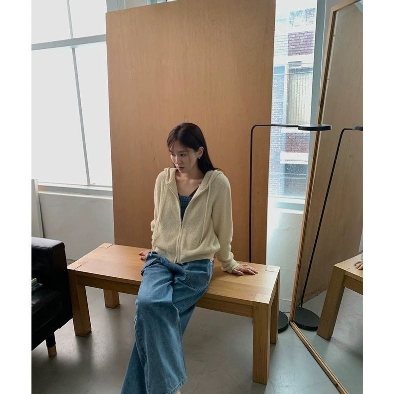韓國精品 吊帶褲 版型優秀！少年感寬松連體牛仔背帶褲新款顯瘦減齡口袋直筒闊腿長褲 私留大推-細節圖9