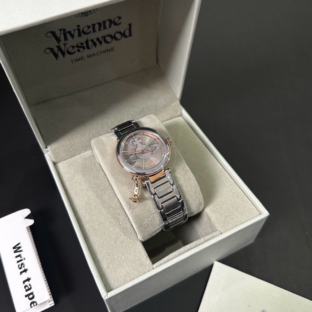 Vivienne Westwood 手錶 造型錶 陶瓷時尚白色 表土星吊墜英國品牌薇薇安 太美！-細節圖10