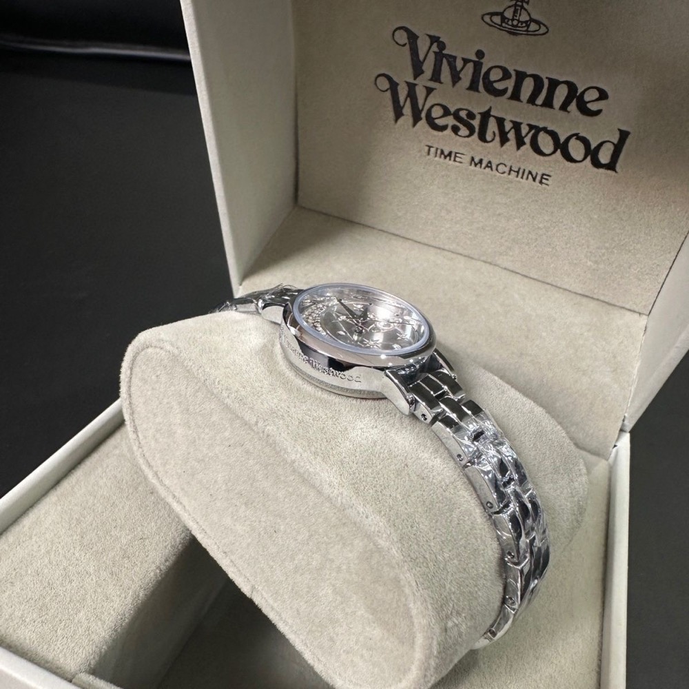 Vivienne Westwood 手錶 造型錶 限定閃鑽飾星月士星石英手錶-細節圖7