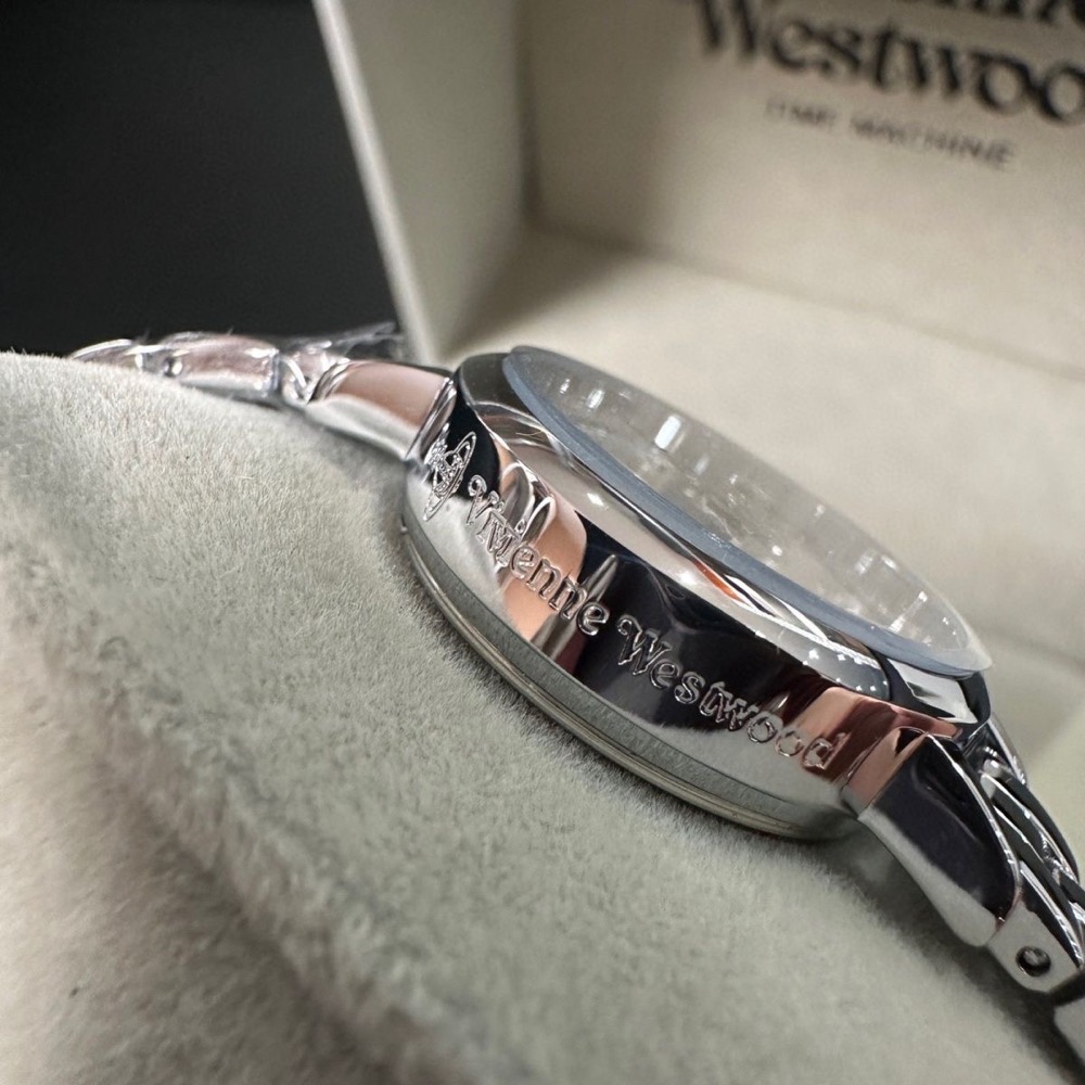 Vivienne Westwood 手錶 造型錶 限定閃鑽飾星月士星石英手錶-細節圖8