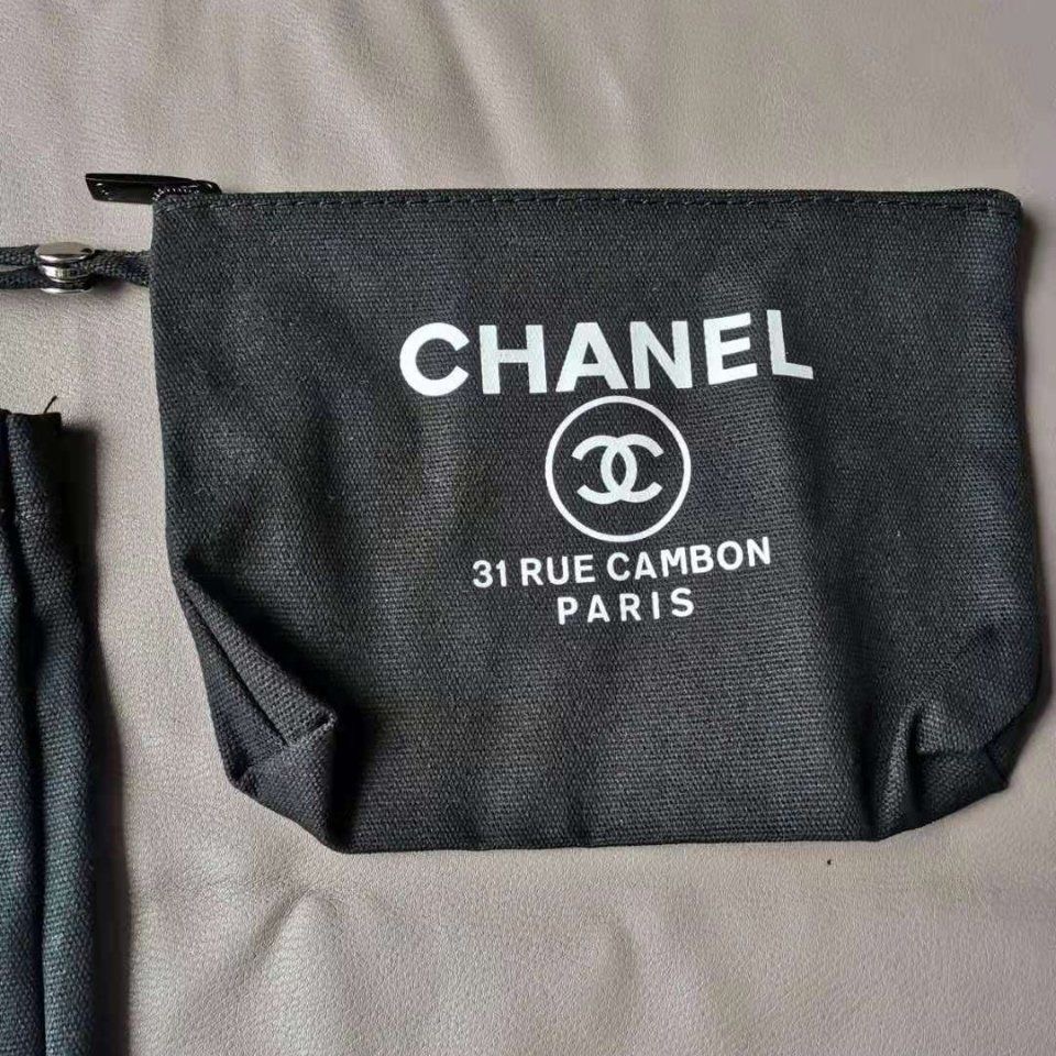 VIP積分贈品禮 Chanel 香奈兒兩件套帆布單肩包 可拆卸 子母包 大容量購物袋 帆布包 托特包 肩背包 手提包 環-細節圖6