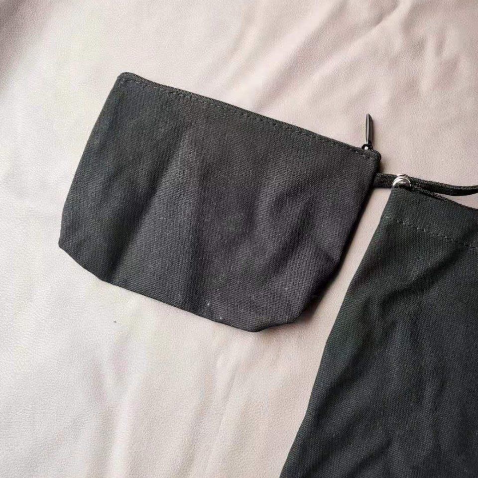 VIP積分贈品禮 Chanel 香奈兒兩件套帆布單肩包 可拆卸 子母包 大容量購物袋 帆布包 托特包 肩背包 手提包 環-細節圖7