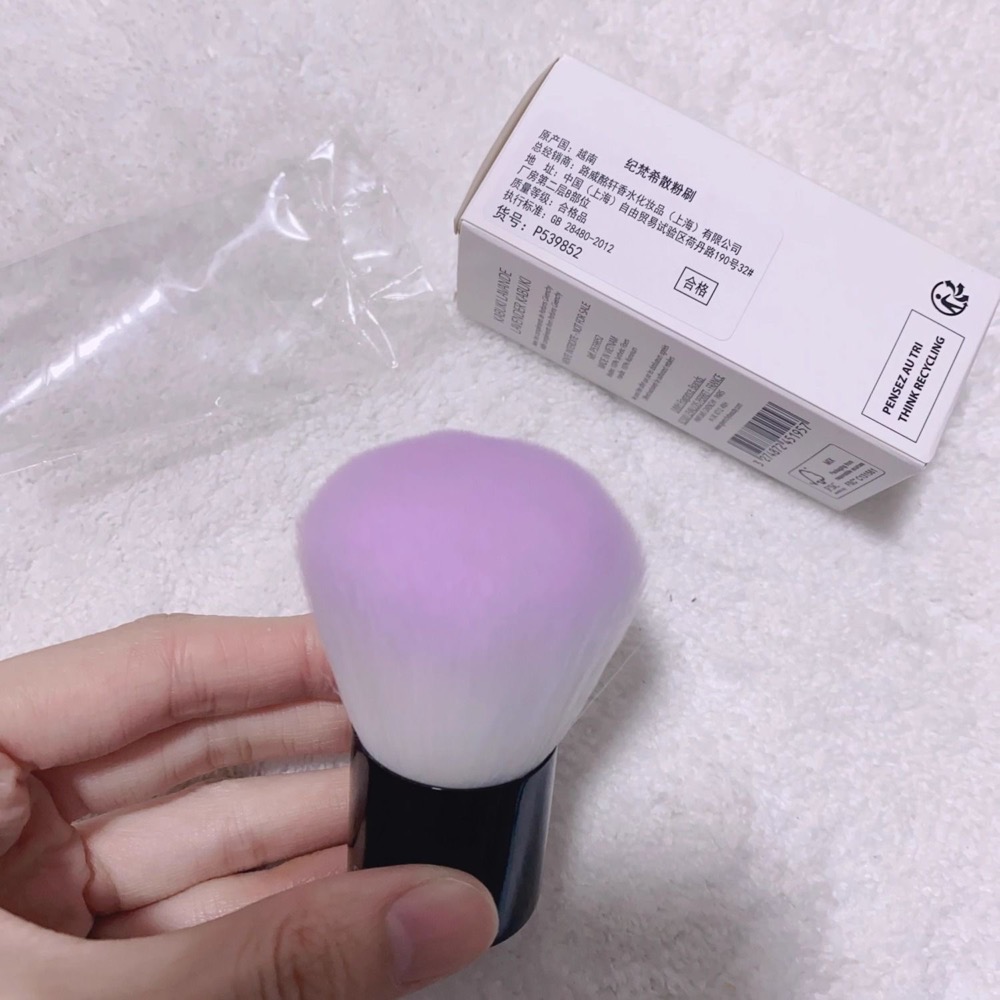 紀梵希 粉刷蜜粉刷高光蘑菇頭便攜式腮紅刷蜜粉刷散粉刷 軟毛點彩化妝刷 蓬松 刷具 好用且顏值高❤️-細節圖4