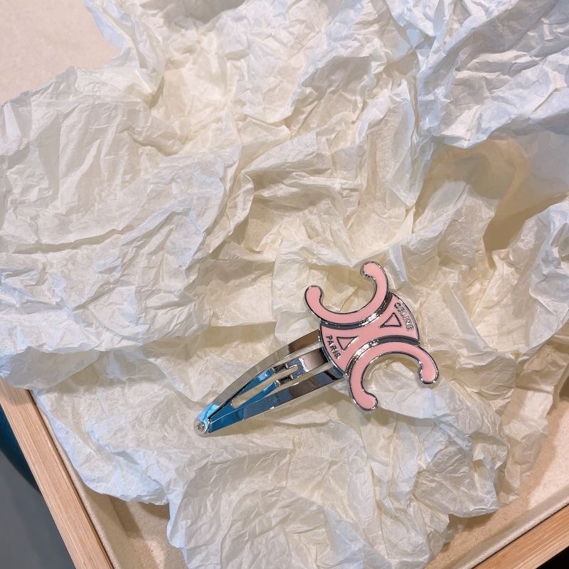 Celine VIP漂亮禮 髮夾 髮飾 金屬多巴胺鴨嘴夾碎髮劉海 💕母親節 情人節 送禮自用兩相宜❤️-細節圖7