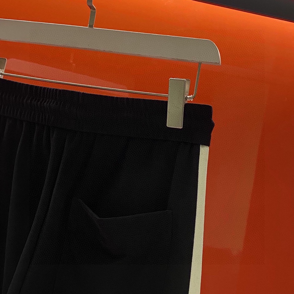 Vivienne Westwood 長褲 運動休閒褲 撞色織帶男款 甄選優質純棉材質打造, 表面織紋肌理縝密光潔, 透過-細節圖4