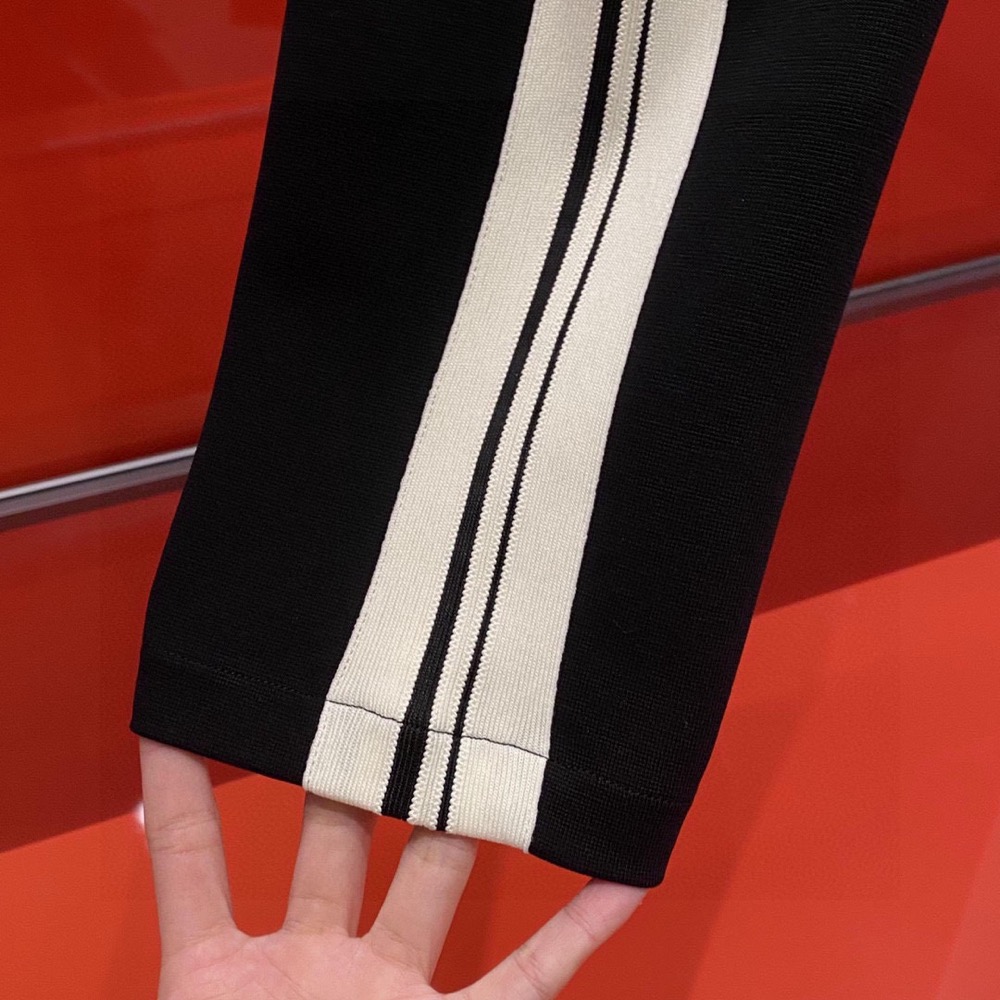 Vivienne Westwood 長褲 運動休閒褲 撞色織帶男款 甄選優質純棉材質打造, 表面織紋肌理縝密光潔, 透過-細節圖7