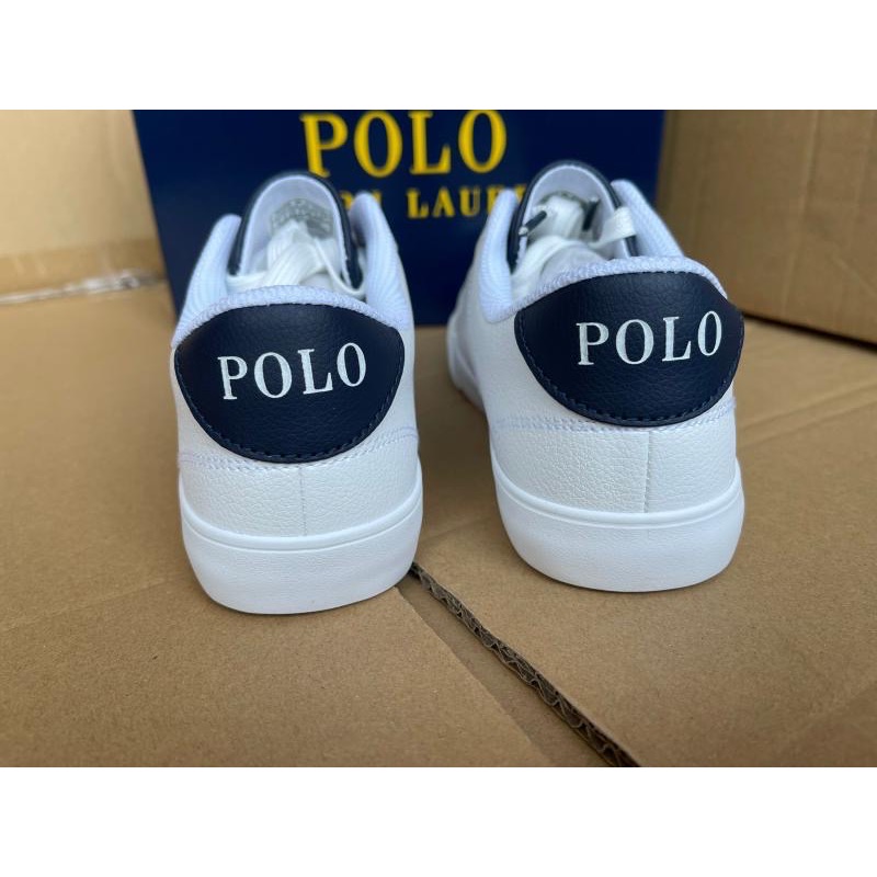 美國🇺🇸RL polo 布鞋 休閒鞋 方便鞋 中大童 女鞋 英倫學院防撞 文藝繫帶帶低幫圓頭板鞋 顯瘦腳踝 PU皮透氣好保-細節圖5