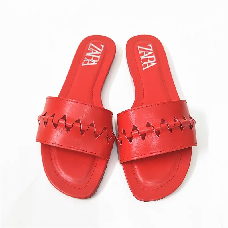 特價 ！ZARA涼鞋 拖鞋 牛皮革平跟拖鞋外穿凉鞋凉拖 萬年百搭 好搭實穿！  ✔️國際運送約十幾天，可以等待再下單，謝謝-細節圖6