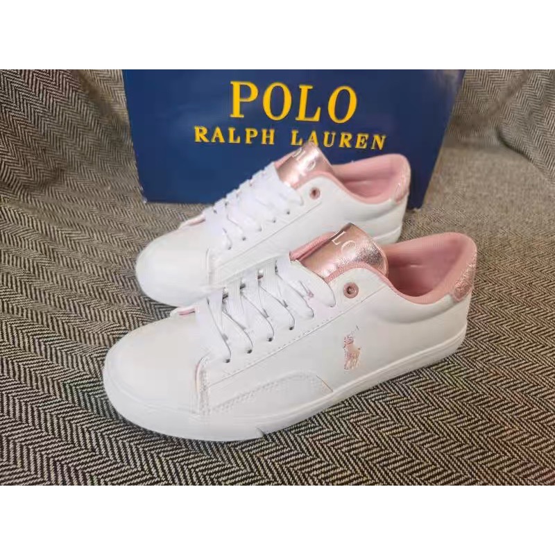 美國🇺🇸RL polo 三款休閒鞋 方便鞋 女鞋 板鞋 BlingBling亮閃閃低幫系帶 透氣潮繫帶帶低幫圓頭平底鞋-細節圖3