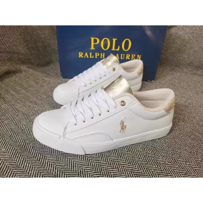 美國🇺🇸RL polo 三款休閒鞋 方便鞋 女鞋 板鞋 BlingBling亮閃閃低幫系帶 透氣潮繫帶帶低幫圓頭平底鞋-細節圖7